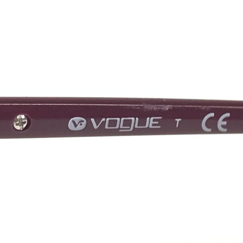 Vogue Eyeglasses Frames VO5168 2557 Red Pink Fade Gold Square 52-17-140